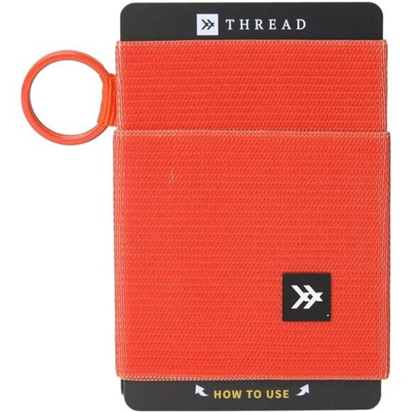Slim Minimalist Elastic Wallet | Small Credit Card Holder for Front Pocket - Picture 1 of 6